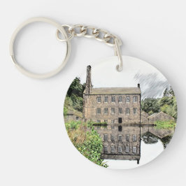 Gibson Mill: Artistic Pencil Sketch Sleutelhanger