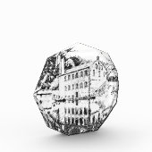 Gibson Mill: Charcoal Sketch Art Fotoblokken (Links)