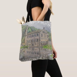 Gibson Mill, Digitaal Schilderij – Hardcastle Crag Tote Bag
