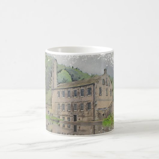 Gibson Mill, Digitale Schildering – Hardcastle Cra Koffiemok (Center)