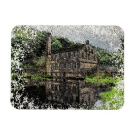 Gibson Mill Hardcastle Crags Yorkshire Magneet