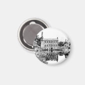 Gibson Mill Hebden Bridge - Vintage Charcoal Style Magneet (Voorkant / Achterkant)