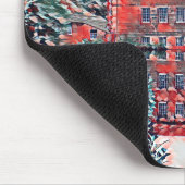 Gibson Mill Red Impressionist Sketch Muismat (Hoek)