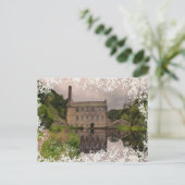Gibson Mill Reflection - Distressed Watercolour Feestdagenkaart (Staand voorkant)
