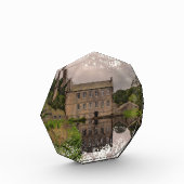 Gibson Mill Reflection - Distressed Watercolour Fotoblokken (Links)