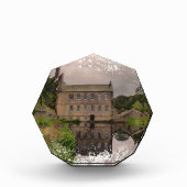 Gibson Mill Reflection - Distressed Watercolour Fotoblokken (Voorkant)