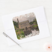 Gibson Mill Reflection - Distressed Watercolour Vierkante Sticker (Envelop)