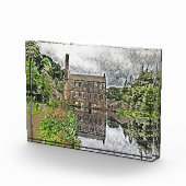 Gibson Mill Reflection - Hardcastle Crags Fotoblokken (Rechts)