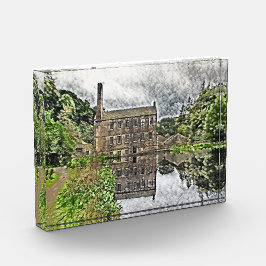Gibson Mill Reflection - Hardcastle Crags Fotoblokken