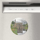 Gibson Mill Reflection - Hardcastle Crags Magneet (Insitu (Vaatwasser))