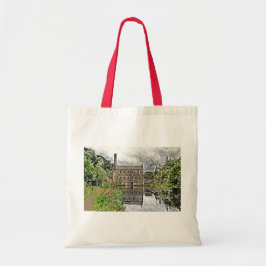 Gibson Mill Reflection - Hardcastle Crags Tote Bag