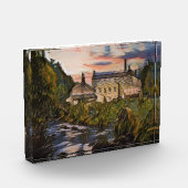 Gibson Mill Sunset Oil Painting Style Fotoblokken (Links)