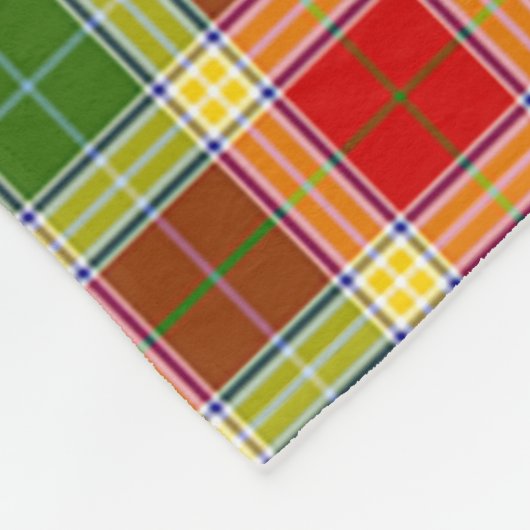 Gibson Plaid Fleece Deken (Hoek)