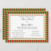 Gibson Scottish Wedding Uitnodiging (Voorkant / Achterkant)