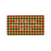 Gibson Tartan Label (Voorkant)