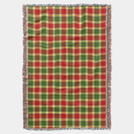 Gibson Tartan Print Deken (Voorkant Verticaal)
