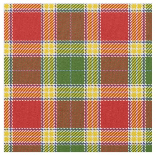 Gibson Tartan Print Stof (Close Up)