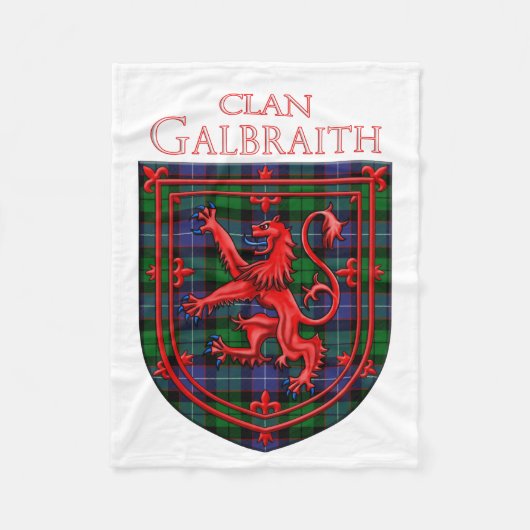 Gibson Tartan Scottish Play Lion Rampant Fleece Deken (Voorkant)