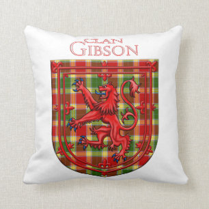 Gibson Tartan Scottish Play Lion Rampant Kussen
