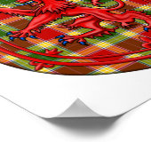 Gibson Tartan Scottish Play Lion Rampant Poster (Hoek)