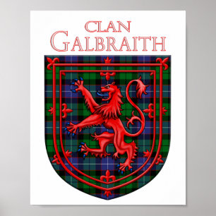 Gibson Tartan Scottish Play Lion Rampant Poster