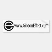 GibsonEffect Bumpersticker (Voorkant)