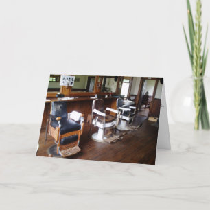 "Gibson's Barber Shop" Verjaardagskaart Kaart