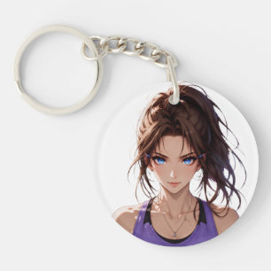 GIDAGI Fitness - Manga Gym stijl T-shirt Sleutelhanger