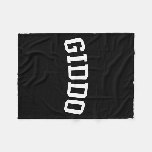 Giddo fleece deken (Voorkant (Horizontaal))