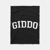 Giddo fleece deken (Voorkant)