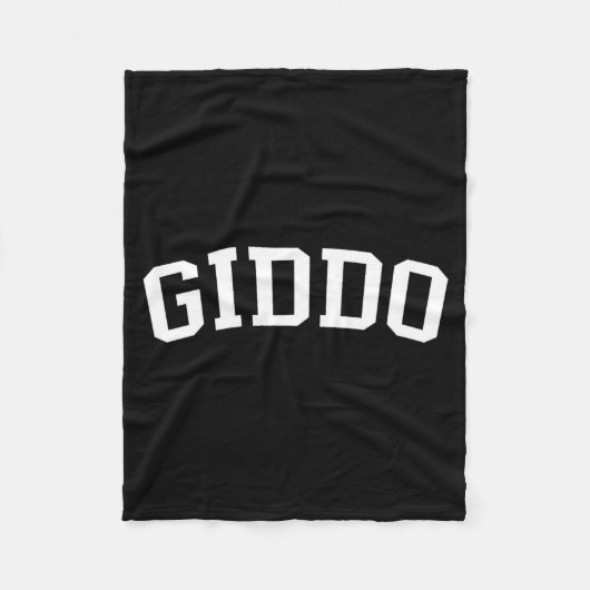 Giddo  fleece deken (Voorkant)