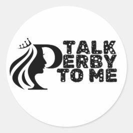 Giddy de F up Ronde Sticker