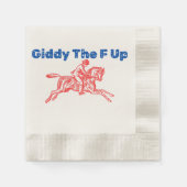 Giddy de F up Servet (Voorkant)