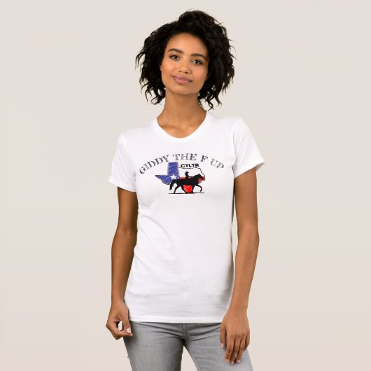 GIDDY DE F-UP T-SHIRT (Voorkant volledig)