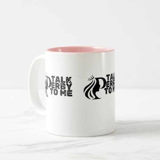 Giddy de F up Tweekleurige Koffiemok (Voorkant links)