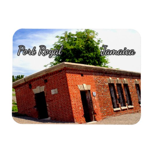 Giddy House, Port Royal, Jamaica Magneet (Horizontaal)