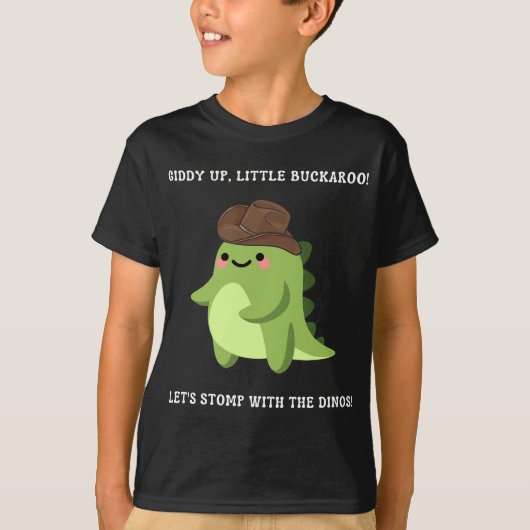 Giddy omhoog, kleine Buckaroo. T-shirt (Voorkant)
