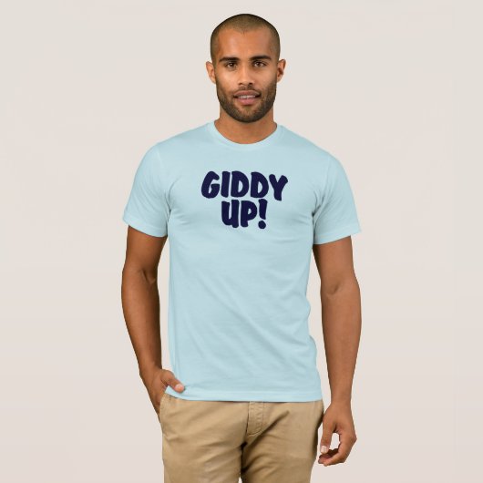 GIDDY omhoog! T-shirt (Voorkant volledig)