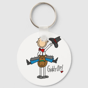 Giddy Up Cowboy T-shirts en cadeaus Sleutelhanger