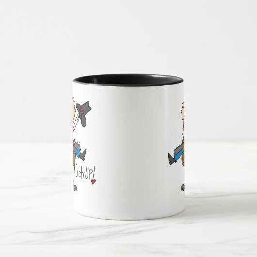 Giddy Up Cowboy Tshirts en giften Mok (Midden)