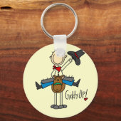 Giddy Up Cowboy Tshirts en giften Sleutelhanger (Voorkant)