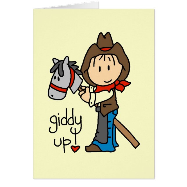 Giddy Up Cowboy Tshirts en Gifts (Voorkant)