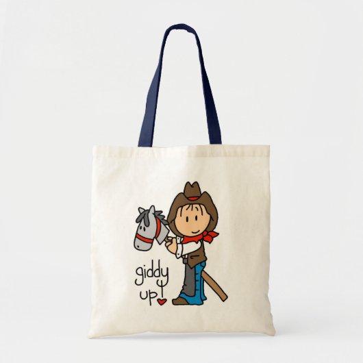 Giddy Up Cowboy Tshirts en Gifts Tote Bag (Voorkant)