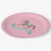 Giddy Up for Fun Second Birthday Papieren Bordje (Gekanteld)