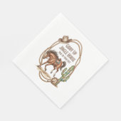 Giddy Up Jingle Horse Servet (Hoek)
