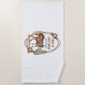 Giddy Up Jingle Horse Strandlaken (Voorkant)