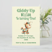 Giddy up! kaart (Staand voorkant)