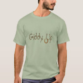 Giddy-Up Mannen T-shirt (Voorkant)