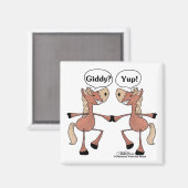 Giddy Up Paarden Magneet (Voorkant / Achterkant)