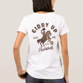 Giddy Up Pickleball - Klassiek Logo Voorzijde T-shirt (Achterkant)